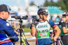 19.10.2024, Arcon, France (FRA): Emilien Claude (FRA) - Biathlon Samse Summer Tour, sprint, Arcon (FRA). www.nordicfocus.com. © Manzoni/NordicFocus. Every downloaded picture is fee-liable.