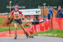 19.10.2024, Arcon, France (FRA): Eva Marcoux (FRA) - Biathlon Samse Summer Tour, sprint, Arcon (FRA). www.nordicfocus.com. © Manzoni/NordicFocus. Every downloaded picture is fee-liable.