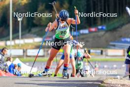 19.10.2024, Arcon, France (FRA): Ludmilla Roche (FRA) - Biathlon Samse Summer Tour, sprint, Arcon (FRA). www.nordicfocus.com. © Manzoni/NordicFocus. Every downloaded picture is fee-liable.