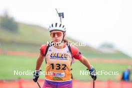 19.10.2024, Arcon, France (FRA): Gabrielle Bourgeois (FRA) - Biathlon Samse Summer Tour, sprint, Arcon (FRA). www.nordicfocus.com. © Manzoni/NordicFocus. Every downloaded picture is fee-liable.