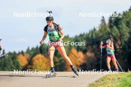 19.10.2024, Arcon, France (FRA): Justine Lejeune (FRA) - Biathlon Samse Summer Tour, sprint, Arcon (FRA). www.nordicfocus.com. © Manzoni/NordicFocus. Every downloaded picture is fee-liable.