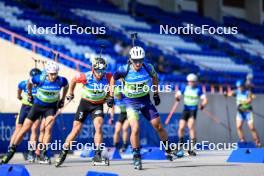 25.08.2024, Otepaeae, Estonia (EST): Alexandr Mukhin (KAZ) - IBU Summer Biathlon World Championships, mass men, Otepaeae (EST). www.nordicfocus.com. © Manzoni/NordicFocus. Every downloaded picture is fee-liable.