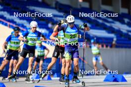 25.08.2024, Otepaeae, Estonia (EST): Alexandr Mukhin (KAZ) - IBU Summer Biathlon World Championships, mass men, Otepaeae (EST). www.nordicfocus.com. © Manzoni/NordicFocus. Every downloaded picture is fee-liable.