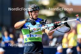 25.08.2024, Otepaeae, Estonia (EST): Emilien Claude (FRA) - IBU Summer Biathlon World Championships, mass men, Otepaeae (EST). www.nordicfocus.com. © Manzoni/NordicFocus. Every downloaded picture is fee-liable.