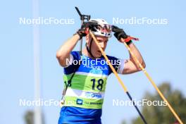 25.08.2024, Otepaeae, Estonia (EST): Jonni Mukkala (FIN) - IBU Summer Biathlon World Championships, mass men, Otepaeae (EST). www.nordicfocus.com. © Manzoni/NordicFocus. Every downloaded picture is fee-liable.