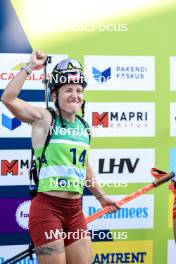 25.08.2024, Otepaeae, Estonia (EST): Baiba Bendika (LAT) - IBU Summer Biathlon World Championships, mass women, Otepaeae (EST). www.nordicfocus.com. © Manzoni/NordicFocus. Every downloaded picture is fee-liable.