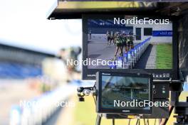 25.08.2024, Otepaeae, Estonia (EST): Milena Todorova (BUL), Venla Lehtonen (FIN), Kamila Zuk (POL), (l-r) - IBU Summer Biathlon World Championships, mass women, Otepaeae (EST). www.nordicfocus.com. © Manzoni/NordicFocus. Every downloaded picture is fee-liable.