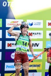 25.08.2024, Otepaeae, Estonia (EST): Baiba Bendika (LAT) - IBU Summer Biathlon World Championships, mass women, Otepaeae (EST). www.nordicfocus.com. © Manzoni/NordicFocus. Every downloaded picture is fee-liable.