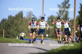 25.08.2024, Otepaeae, Estonia (EST): Konrad Badacz (POL), Serhii Suprun (UKR), (l-r) - IBU Summer Biathlon World Championships, pursuit junior men, Otepaeae (EST). www.nordicfocus.com. © Manzoni/NordicFocus. Every downloaded picture is fee-liable.