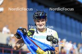 25.08.2024, Otepaeae, Estonia (EST): Vitalii Mandzyn (UKR) - IBU Summer Biathlon World Championships, pursuit junior men, Otepaeae (EST). www.nordicfocus.com. © Manzoni/NordicFocus. Every downloaded picture is fee-liable.