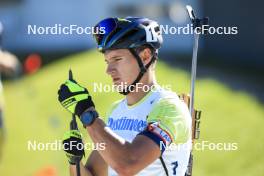 25.08.2024, Otepaeae, Estonia (EST): Vitalii Mandzyn (UKR) - IBU Summer Biathlon World Championships, pursuit junior men, Otepaeae (EST). www.nordicfocus.com. © Manzoni/NordicFocus. Every downloaded picture is fee-liable.