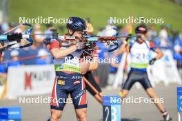 25.08.2024, Otepaeae, Estonia (EST): Sivert Gerhardsen (NOR) - IBU Summer Biathlon World Championships, pursuit junior men, Otepaeae (EST). www.nordicfocus.com. © Manzoni/NordicFocus. Every downloaded picture is fee-liable.