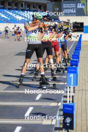 25.08.2024, Otepaeae, Estonia (EST): Yegor Grebenchshikov (KAZ) - IBU Summer Biathlon World Championships, pursuit junior men, Otepaeae (EST). www.nordicfocus.com. © Manzoni/NordicFocus. Every downloaded picture is fee-liable.