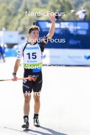 25.08.2024, Otepaeae, Estonia (EST): Mark-Markos Kehva (EST) - IBU Summer Biathlon World Championships, pursuit junior men, Otepaeae (EST). www.nordicfocus.com. © Manzoni/NordicFocus. Every downloaded picture is fee-liable.