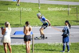 25.08.2024, Otepaeae, Estonia (EST): Kalle Loukkaanhuhta (FIN) - IBU Summer Biathlon World Championships, pursuit junior men, Otepaeae (EST). www.nordicfocus.com. © Manzoni/NordicFocus. Every downloaded picture is fee-liable.