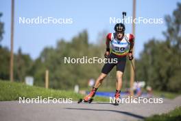 25.08.2024, Otepaeae, Estonia (EST): Jan Gregor (CZE) - IBU Summer Biathlon World Championships, pursuit junior men, Otepaeae (EST). www.nordicfocus.com. © Manzoni/NordicFocus. Every downloaded picture is fee-liable.