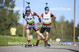 25.08.2024, Otepaeae, Estonia (EST): Andreas Praesterud (NOR) - IBU Summer Biathlon World Championships, pursuit junior men, Otepaeae (EST). www.nordicfocus.com. © Manzoni/NordicFocus. Every downloaded picture is fee-liable.