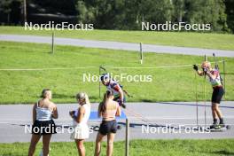 25.08.2024, Otepaeae, Estonia (EST): Sivert Gerhardsen (NOR), David Elias (CZE), (l-r) - IBU Summer Biathlon World Championships, pursuit junior men, Otepaeae (EST). www.nordicfocus.com. © Manzoni/NordicFocus. Every downloaded picture is fee-liable.