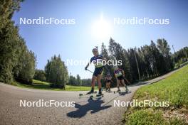 25.08.2024, Otepaeae, Estonia (EST): Viktoriia Khvostenko (UKR), Ilona Plechacova (CZE), (l-r) - IBU Summer Biathlon World Championships, pursuit junior women, Otepaeae (EST). www.nordicfocus.com. © Manzoni/NordicFocus. Every downloaded picture is fee-liable.