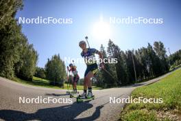 25.08.2024, Otepaeae, Estonia (EST): Ragna Fodstad (NOR), Kseniia Prykhodko (UKR), (l-r) - IBU Summer Biathlon World Championships, pursuit junior women, Otepaeae (EST). www.nordicfocus.com. © Manzoni/NordicFocus. Every downloaded picture is fee-liable.