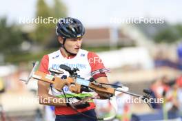 24.08.2024, Otepaeae, Estonia (EST): Vitalii Mandzyn (UKR) - IBU Summer Biathlon World Championships, sprint junior men, Otepaeae (EST). www.nordicfocus.com. © Manzoni/NordicFocus. Every downloaded picture is fee-liable.