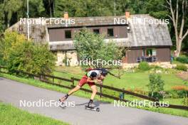 24.08.2024, Otepaeae, Estonia (EST): Matiss Meirans (LAT) - IBU Summer Biathlon World Championships, sprint junior men, Otepaeae (EST). www.nordicfocus.com. © Manzoni/NordicFocus. Every downloaded picture is fee-liable.