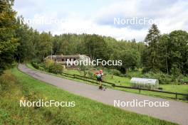 24.08.2024, Otepaeae, Estonia (EST): Mark Kis-Benedek (HUN) - IBU Summer Biathlon World Championships, sprint junior men, Otepaeae (EST). www.nordicfocus.com. © Manzoni/NordicFocus. Every downloaded picture is fee-liable.