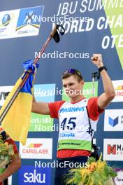 24.08.2024, Otepaeae, Estonia (EST): Vitalii Mandzyn (UKR) - IBU Summer Biathlon World Championships, sprint junior men, Otepaeae (EST). www.nordicfocus.com. © Manzoni/NordicFocus. Every downloaded picture is fee-liable.