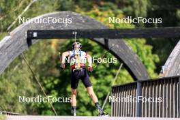 24.08.2024, Otepaeae, Estonia (EST): Mykhailo Khmil (UKR) - IBU Summer Biathlon World Championships, sprint junior men, Otepaeae (EST). www.nordicfocus.com. © Manzoni/NordicFocus. Every downloaded picture is fee-liable.