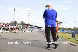 24.08.2024, Otepaeae, Estonia (EST): Event Feature: Race preparation - IBU Summer Biathlon World Championships, sprint junior men, Otepaeae (EST). www.nordicfocus.com. © Manzoni/NordicFocus. Every downloaded picture is fee-liable.