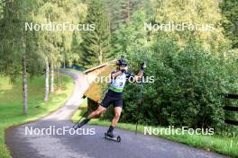 24.08.2024, Otepaeae, Estonia (EST): Hugo Escudero Casajus (ESP) - IBU Summer Biathlon World Championships, sprint junior men, Otepaeae (EST). www.nordicfocus.com. © Manzoni/NordicFocus. Every downloaded picture is fee-liable.