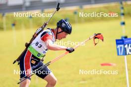 24.08.2024, Otepaeae, Estonia (EST): Sivert Gerhardsen (NOR) - IBU Summer Biathlon World Championships, sprint junior men, Otepaeae (EST). www.nordicfocus.com. © Manzoni/NordicFocus. Every downloaded picture is fee-liable.