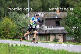 24.08.2024, Otepaeae, Estonia (EST): Boris Stanojevic (BIH) - IBU Summer Biathlon World Championships, sprint junior men, Otepaeae (EST). www.nordicfocus.com. © Manzoni/NordicFocus. Every downloaded picture is fee-liable.