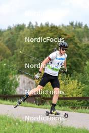 24.08.2024, Otepaeae, Estonia (EST): Emil Frisk (DEN) - IBU Summer Biathlon World Championships, sprint junior men, Otepaeae (EST). www.nordicfocus.com. © Manzoni/NordicFocus. Every downloaded picture is fee-liable.