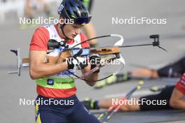 24.08.2024, Otepaeae, Estonia (EST): Vitalii Mandzyn (UKR) - IBU Summer Biathlon World Championships, sprint junior men, Otepaeae (EST). www.nordicfocus.com. © Manzoni/NordicFocus. Every downloaded picture is fee-liable.