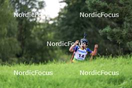 24.08.2024, Otepaeae, Estonia (EST): Serhii Suprun (UKR) - IBU Summer Biathlon World Championships, sprint junior men, Otepaeae (EST). www.nordicfocus.com. © Manzoni/NordicFocus. Every downloaded picture is fee-liable.