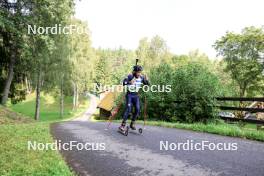 24.08.2024, Otepaeae, Estonia (EST): Armen Avetisyan (GEO) - IBU Summer Biathlon World Championships, sprint junior men, Otepaeae (EST). www.nordicfocus.com. © Manzoni/NordicFocus. Every downloaded picture is fee-liable.