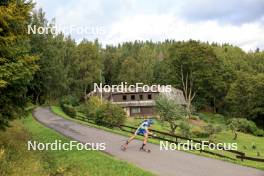 24.08.2024, Otepaeae, Estonia (EST): Victor Berglund (SWE) - IBU Summer Biathlon World Championships, sprint junior men, Otepaeae (EST). www.nordicfocus.com. © Manzoni/NordicFocus. Every downloaded picture is fee-liable.