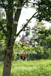 24.08.2024, Otepaeae, Estonia (EST): Yegor Grebenchshikov (KAZ) - IBU Summer Biathlon World Championships, sprint junior men, Otepaeae (EST). www.nordicfocus.com. © Manzoni/NordicFocus. Every downloaded picture is fee-liable.