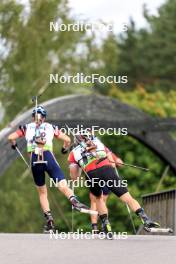 24.08.2024, Otepaeae, Estonia (EST): Dias Omarov (KAZ) - IBU Summer Biathlon World Championships, sprint junior men, Otepaeae (EST). www.nordicfocus.com. © Manzoni/NordicFocus. Every downloaded picture is fee-liable.