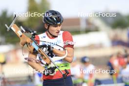 24.08.2024, Otepaeae, Estonia (EST): Vitalii Mandzyn (UKR) - IBU Summer Biathlon World Championships, sprint junior men, Otepaeae (EST). www.nordicfocus.com. © Manzoni/NordicFocus. Every downloaded picture is fee-liable.