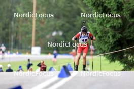 24.08.2024, Otepaeae, Estonia (EST): Veselin Belchinski (BUL) - IBU Summer Biathlon World Championships, sprint junior men, Otepaeae (EST). www.nordicfocus.com. © Manzoni/NordicFocus. Every downloaded picture is fee-liable.