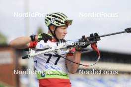 24.08.2024, Otepaeae, Estonia (EST): Kacper Brzoska (POL) - IBU Summer Biathlon World Championships, sprint junior men, Otepaeae (EST). www.nordicfocus.com. © Manzoni/NordicFocus. Every downloaded picture is fee-liable.