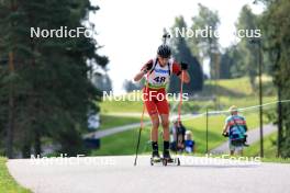 24.08.2024, Otepaeae, Estonia (EST): Veselin Belchinski (BUL) - IBU Summer Biathlon World Championships, sprint junior men, Otepaeae (EST). www.nordicfocus.com. © Manzoni/NordicFocus. Every downloaded picture is fee-liable.