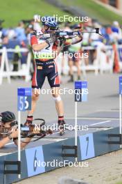 24.08.2024, Otepaeae, Estonia (EST): Andreas Praesterud (NOR) - IBU Summer Biathlon World Championships, sprint junior men, Otepaeae (EST). www.nordicfocus.com. © Manzoni/NordicFocus. Every downloaded picture is fee-liable.