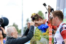 24.08.2024, Otepaeae, Estonia (EST): Vitalii Mandzyn (UKR) - IBU Summer Biathlon World Championships, sprint junior men, Otepaeae (EST). www.nordicfocus.com. © Manzoni/NordicFocus. Every downloaded picture is fee-liable.