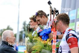 24.08.2024, Otepaeae, Estonia (EST): Vitalii Mandzyn (UKR) - IBU Summer Biathlon World Championships, sprint junior men, Otepaeae (EST). www.nordicfocus.com. © Manzoni/NordicFocus. Every downloaded picture is fee-liable.