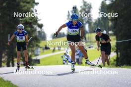 24.08.2024, Otepaeae, Estonia (EST): Valentina Dimitrova (BUL) - IBU Summer Biathlon World Championships, sprint junior women, Otepaeae (EST). www.nordicfocus.com. © Manzoni/NordicFocus. Every downloaded picture is fee-liable.