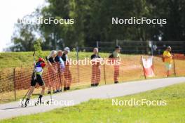 24.08.2024, Otepaeae, Estonia (EST): Laura Bozoki (HUN) - IBU Summer Biathlon World Championships, sprint junior women, Otepaeae (EST). www.nordicfocus.com. © Manzoni/NordicFocus. Every downloaded picture is fee-liable.