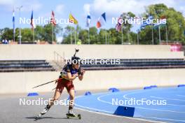 24.08.2024, Otepaeae, Estonia (EST): Enia Kalnina (LAT) - IBU Summer Biathlon World Championships, sprint junior women, Otepaeae (EST). www.nordicfocus.com. © Manzoni/NordicFocus. Every downloaded picture is fee-liable.